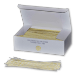 Paper Twist Tie - Yellow Stripe